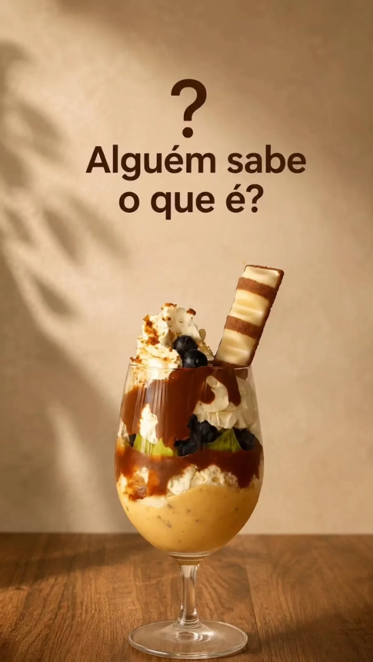 Sobremesa em taça